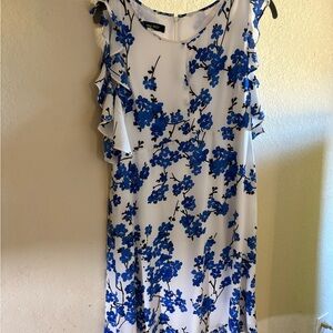 Nine West Blue Floral Dress